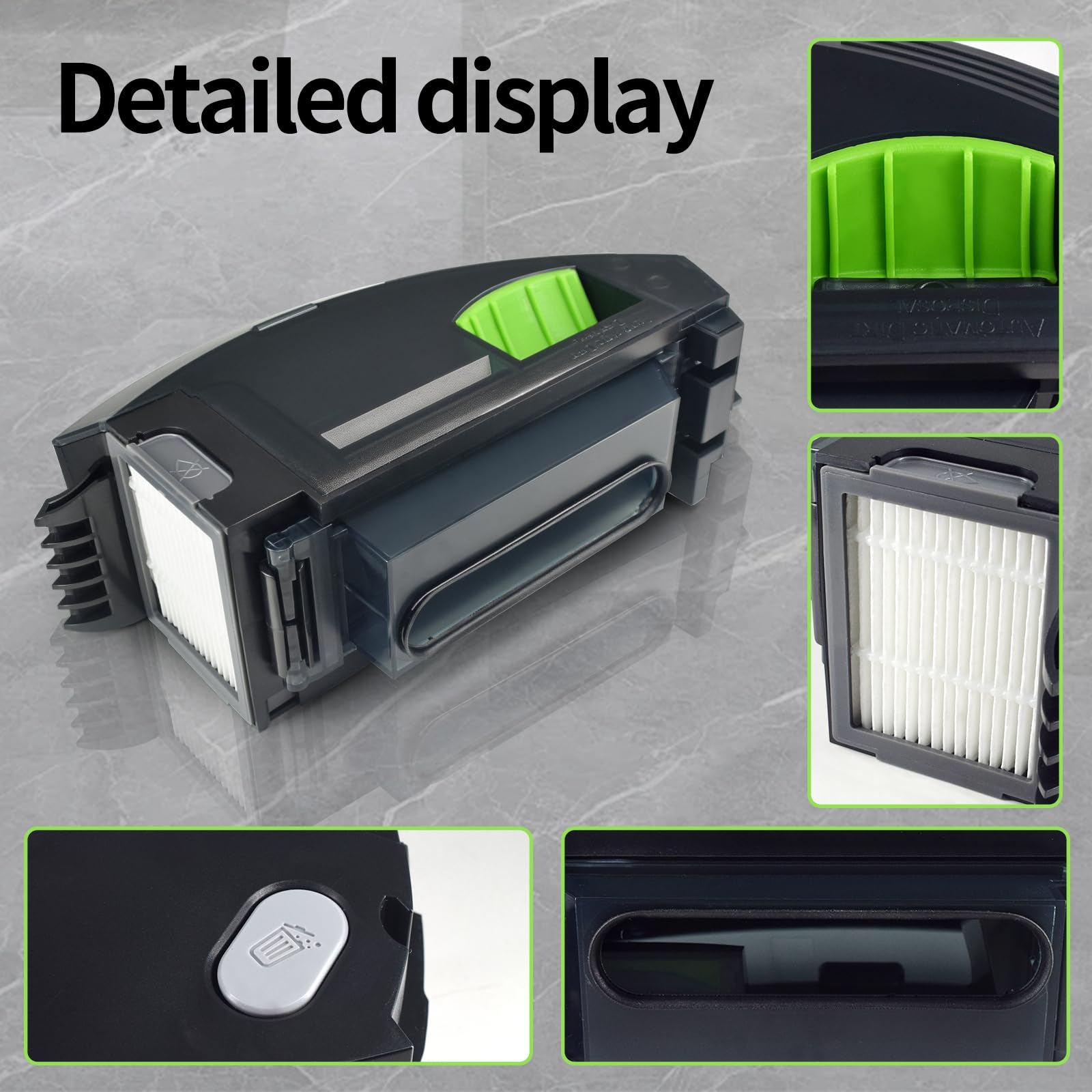 Amazon | ZLiT IRobot用ダストビンボックス Hepaフィルター収集ダスト